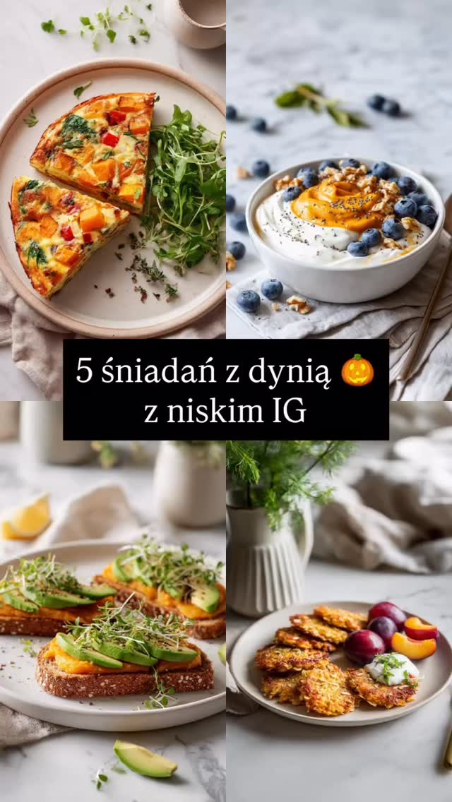 Kochasz dynię? 💛 Napisz komentarz tylko ze słowem DYNIA, a podeślę Ci 5 pomysłów na pyszne, sprawdzone śniadania z niskim IG 🎃 Link prowadzi do mojego bloga SzybkaPrzemiana, który prowadzę od ponad 11 lat.#dynia #zdroweśniadanie #niskieIG #przepisy #zdroweprzepisy #szybkaprzemiana #fitprzepisy #zdroweprzepisy #zdrowakuchnia  #zdrowystylżycia #dietaIG #dieta