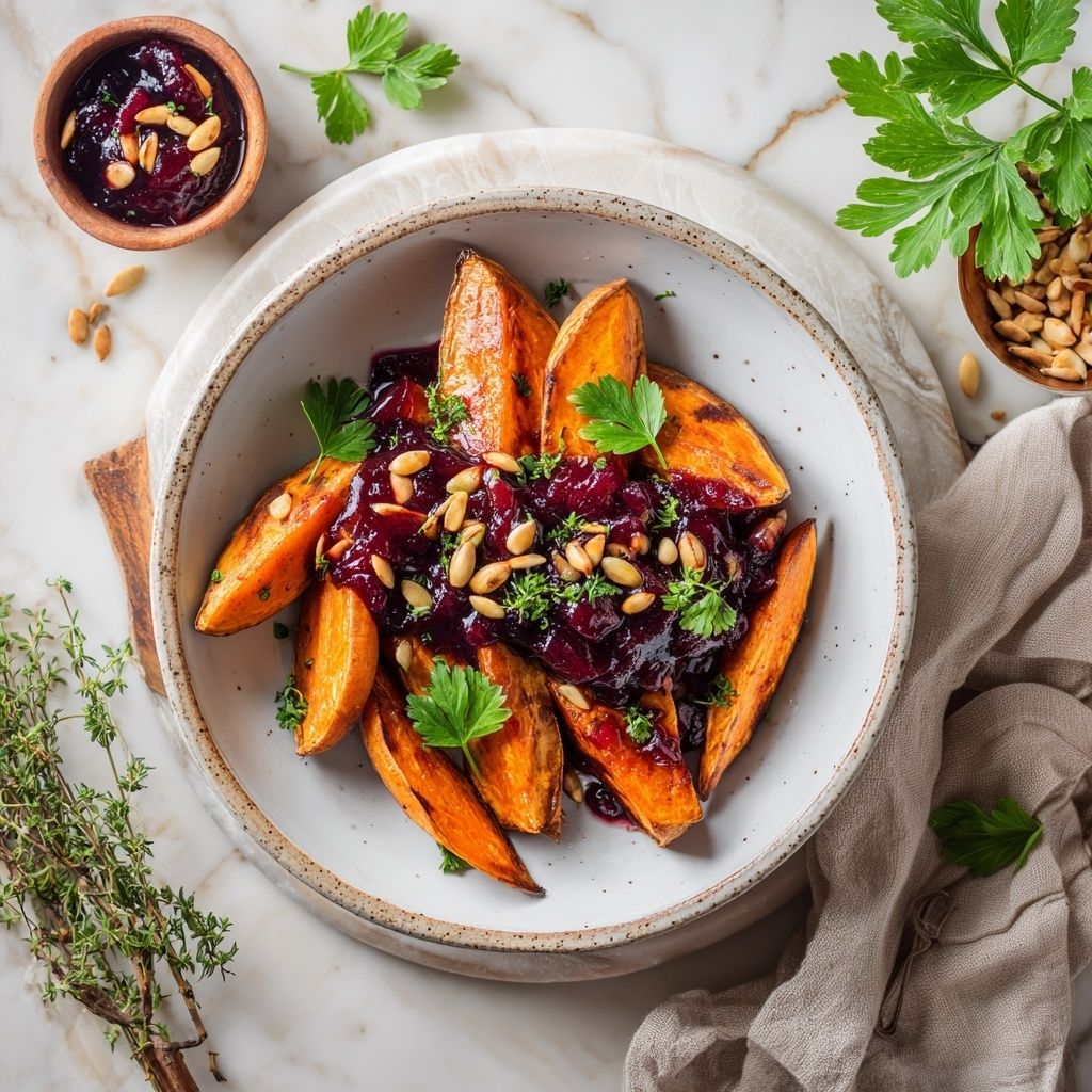 🍠 Pieczone bataty z sosem śliwkowo-imbirowym 🌿
Jesienne comfort food 🍁 – zapiekane bataty z gęstym, aromatycznym sosem śliwkowo-imbirowym. Rozgrzewają i sycą. Polecam, jeśli lubisz słodko-wytrawne połączenia.
Pasuje do 3. fazy DPM (z ksylitolem zamiast miodu)Składniki (2 porcje):
- 2 średnie bataty (ok. 600 g)
- 1 łyżka oliwy z oliwek
- szczypta soli i pieprzu
- ok. 300 g śliwek
- 1 łyżeczka świeżego imbiru
- 1 łyżeczka octu balsamicznego
- 1 łyżeczka miodu lub syropu klonowego (opcjonalnie)
- 2 łyżki wody
- 2 łyżki pestek słonecznika lub dyni (mogą być też dowolne orzechy)
- kilka listków kolendry lub natki1️⃣ Bataty umyj, osusz i pokrój w podłużne łódki.
2️⃣ Wymieszaj z oliwą, solą i pieprzem, piecz 30–35 min w 200°C, aż będą miękkie i lekko przypieczone.
3️⃣ W rondelku duś pokrojone śliwki z imbirem, octem, wodą i miodem przez ok. 10–12 minut, aż rozpadną się i zgęstnieją.
4️⃣ Podaj bataty z sosem, posyp pestkami/orzechami i kolendrą.To danie dostarcza solidnej porcję błonnika, beta-karotenu i antyoksydantów, które wspierają sytość, odporność i zdrowy metabolizm.
.
.
.
#zdroweprzepisy #bataty #śliwki #jesiennesmaki  #warzywa #szybkaprzemiana #zdrowanatalerzu #prostyprzepis #szybkiprzepis #domowejedzenie #zdrowanawyki #zdrowagotowanie #jesiennewsmaki #fitprzepisy #jemsezonowo #zdrowejedzonko #kulinarneinspiracje #jesień #październik #listopad