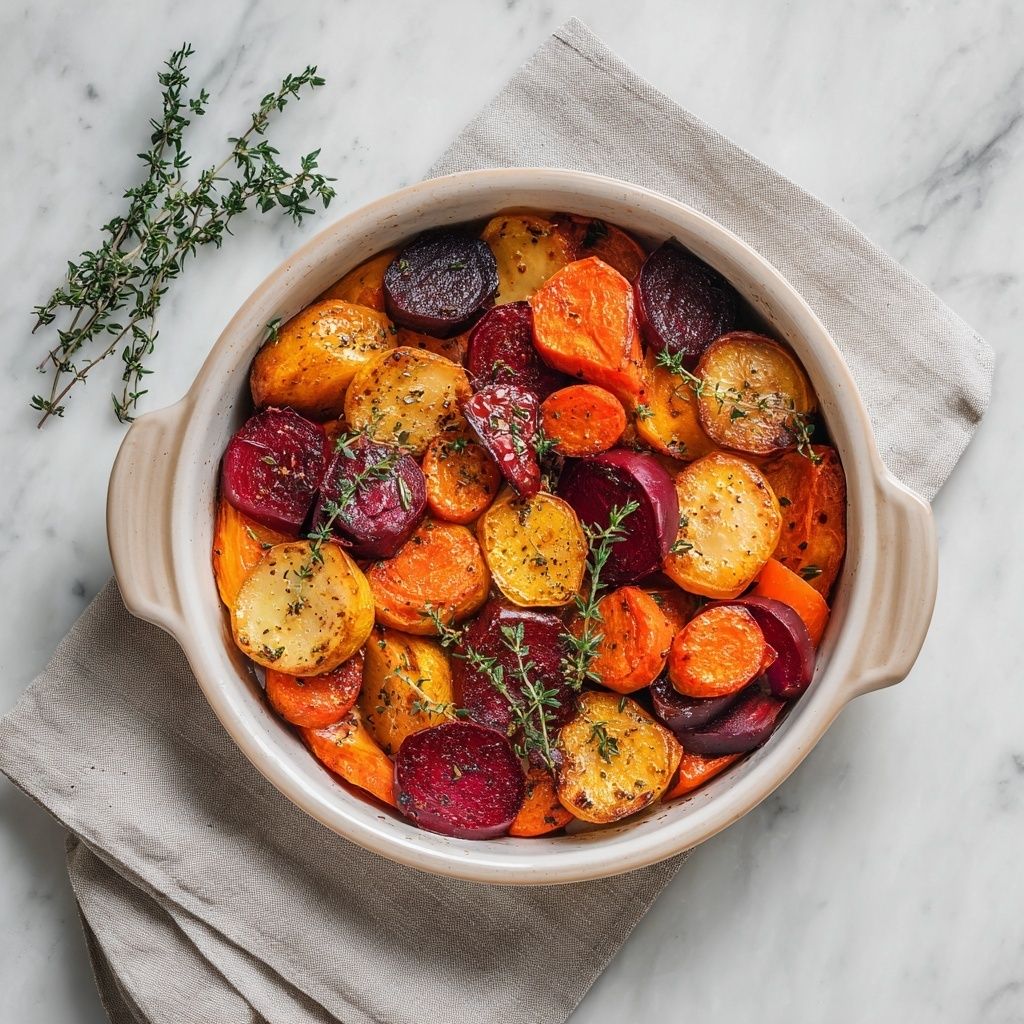 🎃 Pyszna warzywna zapiekanka z zimowych warzyw – dyni, marchwi i buraków. 🥕 Idealna jako dodatek do dań albo samodzielne danie z porcją białka (np. jajka, ciecierzycy, drobiu itd.). 🌿✨Składniki:- 2 buraki,
- 0,5-1 dyni hokkaido,
- 2 duże marchewki,
- 2-3 łyżki oliwy z oliwek
- przyprawy: sól, pieprz, czosnek granulowany, oregano, bazylia, tymianek, kolendra, papryka1️⃣ Buraki obrać, pokroić na plastry o grubości 0,5 cm, a następnie każdy z nich  na cztery ćwiartki.
2️⃣ Marchewki pokroić w plasterki ok. 0,5 cm.
3️⃣ Dynię pokroić w kawałki 2-3 cm (nie trzeba jej obierać, ma cienką skórkę, która po upieczeniu nie będzie wyczuwalna).
4️⃣ Warzywa wymieszać z oliwą, wyłożyć na blachę, posypać przyprawami i włożyć do piekarnika nagrzanego do 180 stopni.
5️⃣ Piec ok. 40 minut, aż buraki (pieką się najdłużej) będą miękkie.
.
.
.
#zapiekanka
#zapiekankawarzywna
#warzywneinspiracje
#kuchniasezonowa
#zimowewarzywa
#dynia
#buraki
#marchew
#przepis
#zdrowo
#obiadwdomu
#zdrowakuchnia
#bezmięsa
#comfortfood
#szybkaprzemiana
#dieta
#fit
#odchudzanie
#redukcja