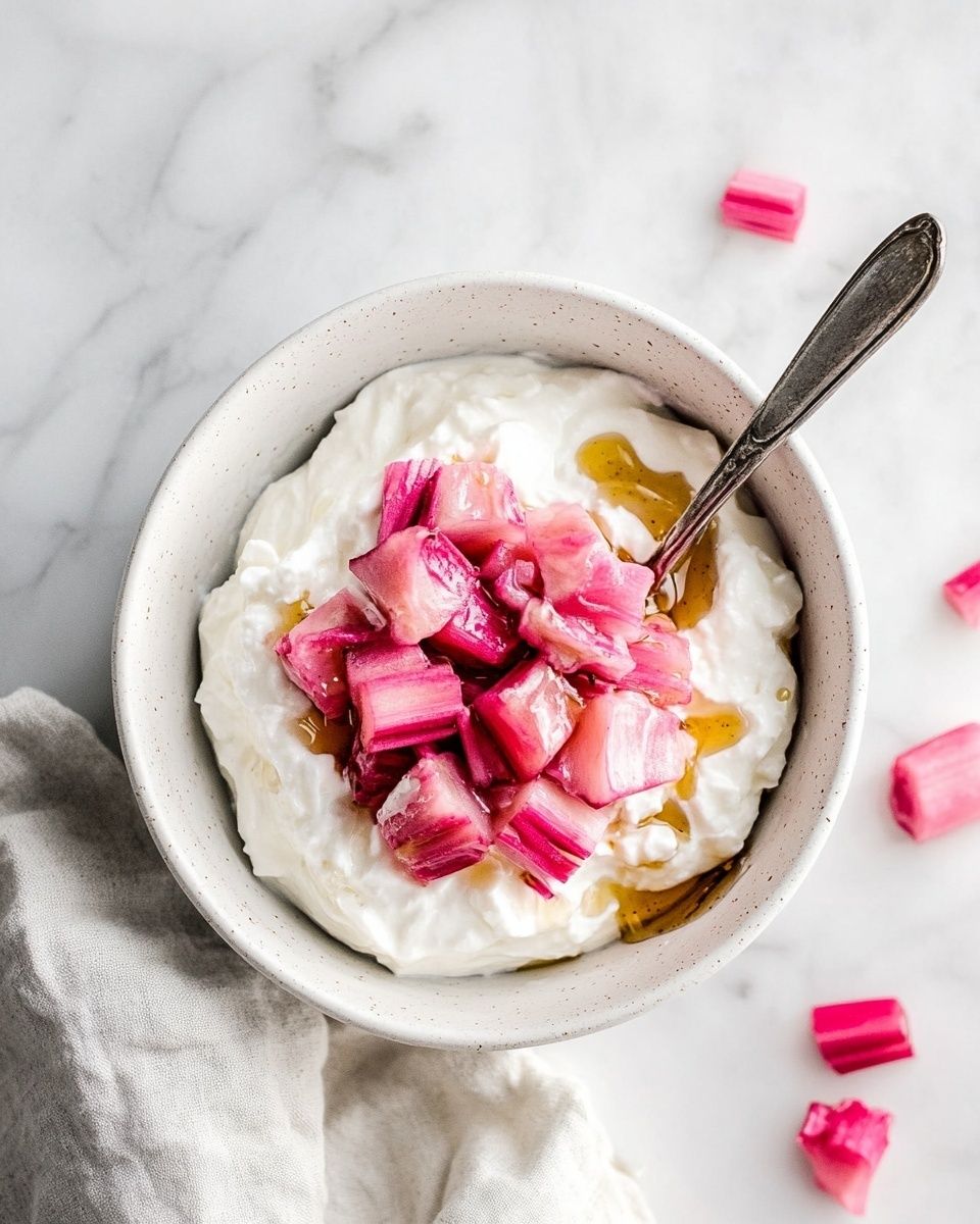 🌸🍯 Skyr z rabarbarem i miodem - sezonowy szybki deser białkowy. Proste połączenie, które smakuje naprawdę dobrze. Idealne na śniadanie, podwieczorek albo wtedy, gdy masz ochotę na coś lekkiego i pysznego 💗Składniki na 1 porcję:🌸 1 opakowanie skyru naturalnego
🌸 2 łodygi różowego rabarbaru (może być też zwykły)
🌸 2 łyżeczki miodu
🌸 opcjonalnie: szczypta cynamonu lub kilka kropli soku z cytryny
🌸 opcjonalnie: ksylitol do dosłodzenia deseru, bo ogólnie zarówno skyr, jak i rabarbar mają kwaśny smak1️⃣ Rabarbar umyj i pokrój na małe kawałki.
2️⃣ Przełóż do małego garnka, dodaj 1–2 łyżki wody i połowę miodu. Duś kilka minut na małym ogniu, aż lekko zmięknie, ale nadal będą widoczne kawałki. Odstaw do przestudzenia.
3️⃣ Skyr przełóż do miseczki.
4️⃣ Na wierzchu ułóż ciepły lub schłodzony rabarbar i polej resztą miodu.
.
.
.
#szybkaprzemiana #dietaprzyspieszajacametabolizm #dieta #menopauza #fit #odchudzanie #redukcja #skyr #rabarbar #miod #sniadanie #fitprzepis #zdroweprzepisy #zdrowesniadanie #szybkiesniadanie #przepis #przepisdnia #domowe #zdrowejedzenie #zdrowystylzycia #pyszniesniadanie #bialko #przekaska #wiosna #maj #poniedzialek #sezonowo #proteiny #przekąskabiałkowa #smacznie