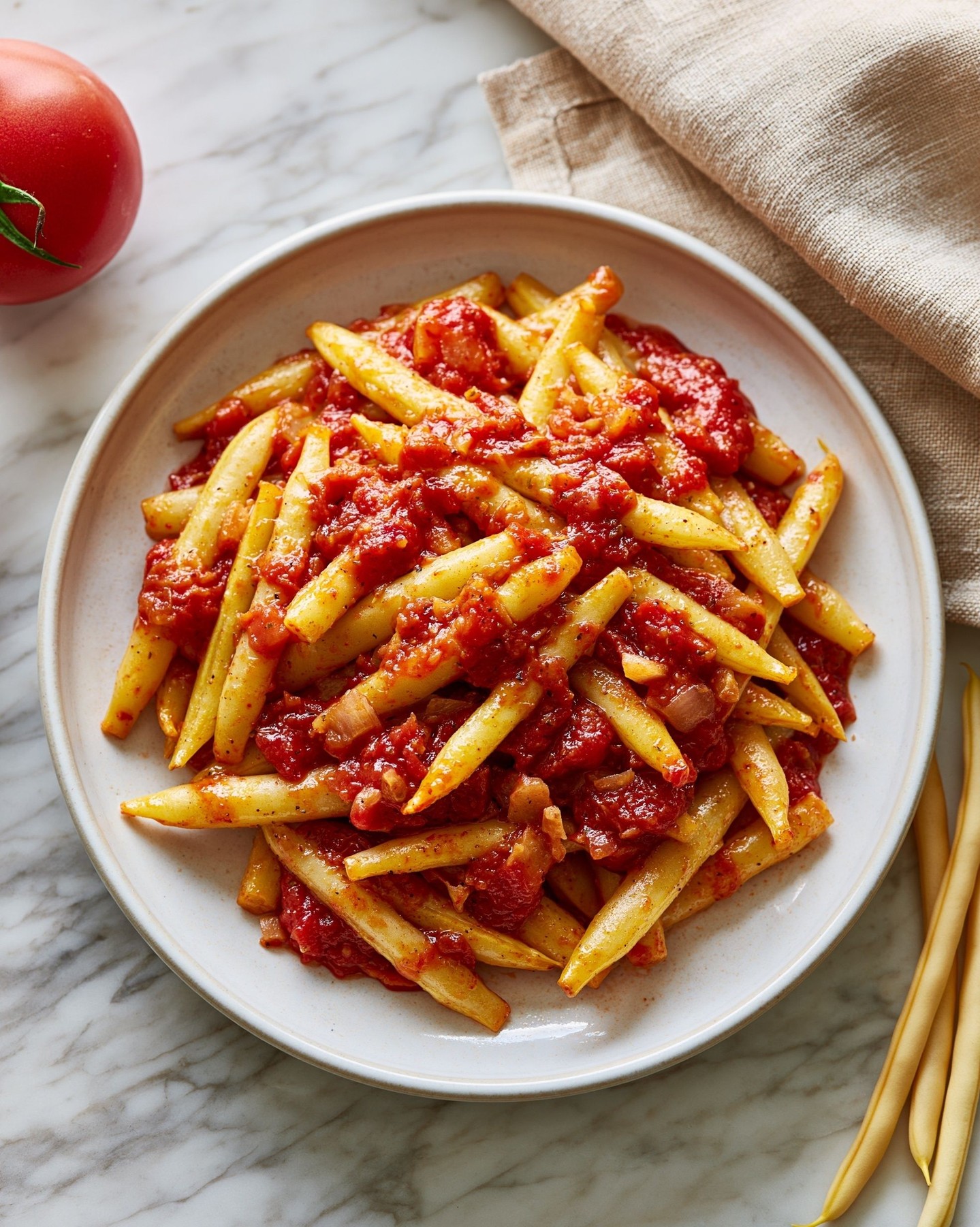 🍅 Fasolka szparagowa po grecku ✨
Wydaje się, że to takie skromne danie: fasolka szparagowa i pomidory, ale w rzeczywistości to eksplozja smaku! Sposób przygotowania oraz dodatek cynamonu przenosi to danie na wyższy poziom.Składniki na 2 porcje:
🌱 400 g fasolki szparagowej (żółtej lub zielonej)
🌱 1/2 cebuli
🌱 1 ząbek czosnku
🌱 2 duże, dojrzałe pomidory
🌱 1/8 łyżeczki cynamonu
🌱 szczypta soli1️⃣ Fasolkę oczyścić, cebulę pokroić w kostkę.
2️⃣ Na dnie patelni rozgrzać kilka łyżek wody, dodać cebulę i prażyć przez 2 – 3 minuty. Może być też oliwa zamiast wody.
3️⃣ W międzyczasie czosnek drobno posiekać i dodać do cebuli, prażyć przez 1 minutę. Wtedy dodać fasolkę i dokładnie mieszać przez kolejną minutę.
4️⃣ Do fasolki na patelni zetrzeć pomidory - trzymając tarkę nad patelnią (użyłam tych największych oczek).
5️⃣ Kiedy obydwa pomidory są starte, dodać cynamon i sporą szczyptę soli. Porządnie zamieszać i przykryć patelnię pokrywką.
6️⃣ Dusić przez ok. 15 minut do czasu, aż fasolka będzie miękka, a sos zredukowany (zmniejszy się jego ilość).
.
.
.
#szybkaprzemiana #fasolkaszparagowa #redukcja #menopauza #zdroweprzepisy