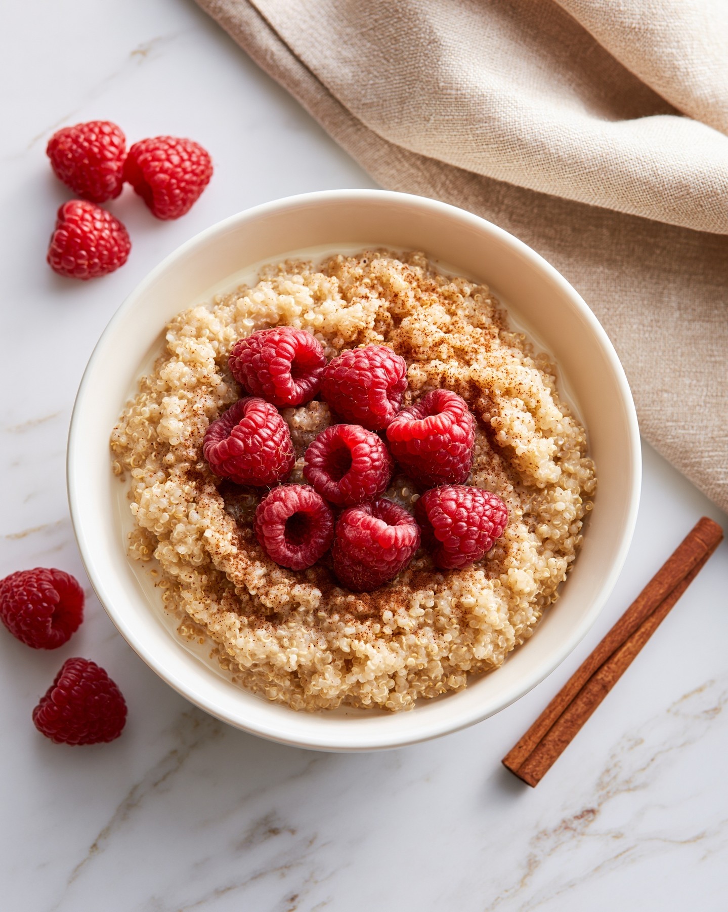 🍓🥣 Komosa ryżowa z malinami i cynamonem ✨
Znudziła Ci się owsianka? Komosa ryżowa to też świetny wybór na śniadanie, ponieważ dostarcza białka, błonnika i węglowodanów złożonych, dzięki czemu zapewnia sytość i stabilny poziom energii na dłużej. Jest delikatna, sycąca i świetnie smakuje z soczystymi malinami oraz aromatycznym cynamonem. Świetny początek dnia. ❤️Składniki na 1 porcję:🍓 1/4 szklanki komosy ryżowej
🍓 1/2 szklanki "mleka" ryżowego
🍓 1/8 łyżeczki cynamonu
🍓 1–2 łyżeczki ksylitolu
🍓 1 szklanka malin1️⃣ Komosę ryżową dokładnie przepłucz na sicie pod bieżącą wodą.
2️⃣ Przełóż do małego garnka, wlej napój ryżowy i zagotuj.
3️⃣ Zmniejsz ogień, przykryj i gotuj przez około 15 minut.
4️⃣ Zdejmij z ognia i pozostaw pod przykryciem jeszcze na 5 minut.
5️⃣ Dodaj cynamon i ksylitol, dokładnie wymieszaj.
6️⃣ Przełóż do miseczki i podawaj z malinami.Przepis pasuje do 1. fazy Diety Przyspieszającej Metabolizm.
Wariant fazy 3: użyj mleka migdałowego i dodaj 1/4 szklanki posiekanych orzechów (np. włoskich czy nerkowców).
.
.
.
#szybkaprzemiana #komosaryzowa #zdrowesniadanie #dieta #fitprzepis